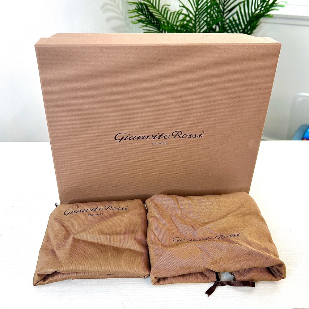 Gianvito Rossi Box + 2 Dust Bags